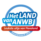 Leukste Uitje Flevoland ANWB Genomineerd logo