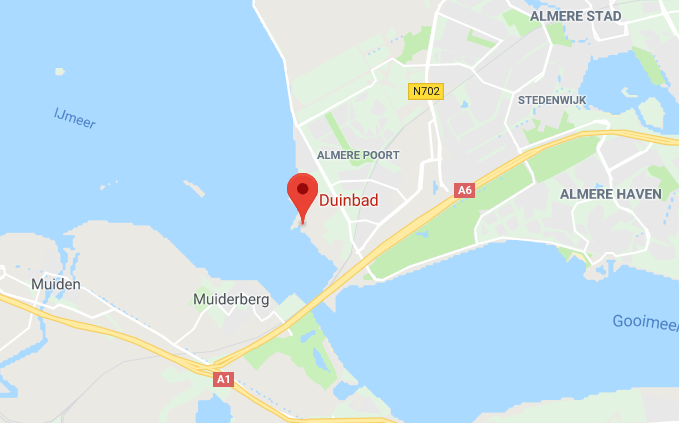 Locatie-Duinbad-Almere-Google-Maps