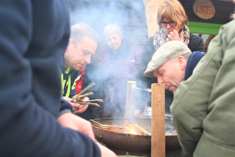 vuurproef tijdens expeditie Robinson