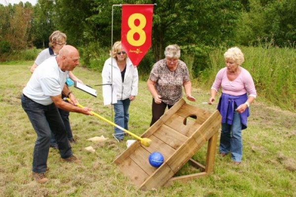 Familie-uitje boerengolf