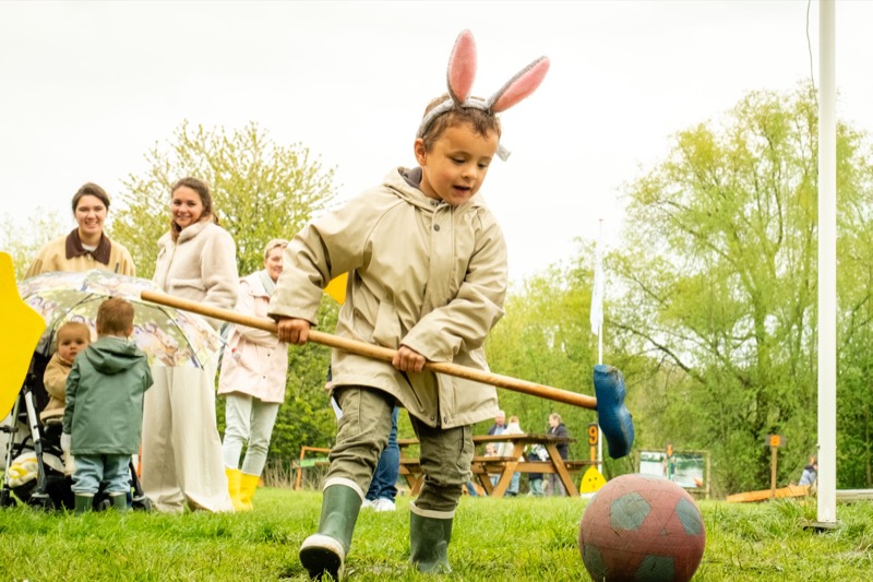 Paasei-golf-gezinsuitje