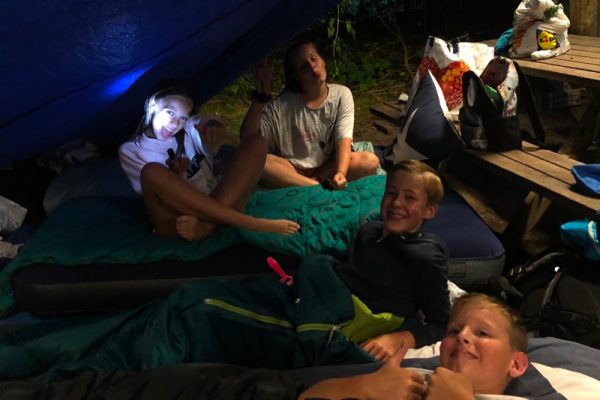 Zomerkamp-tent