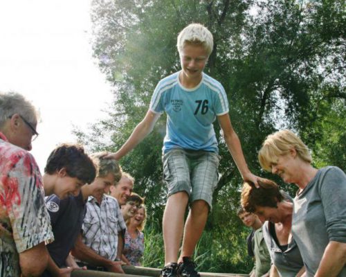 Jongen tijdens familieuitje in Almere