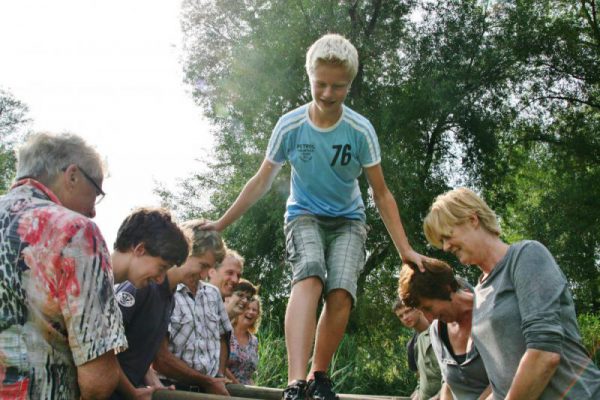 Jongen tijdens familieuitje in Almere