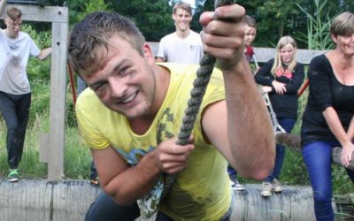 familie bezig met survival in Almere