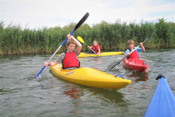 kanovaren in Almere