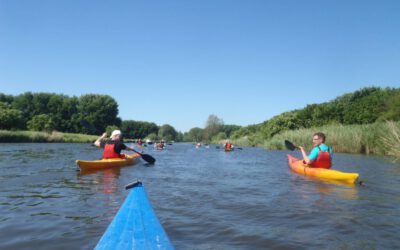 kanovaren in Almere