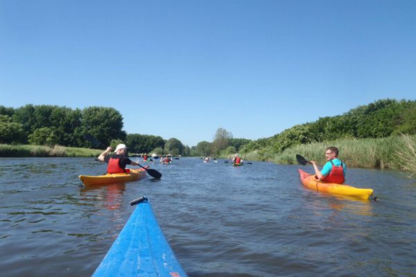 kanovaren in Almere