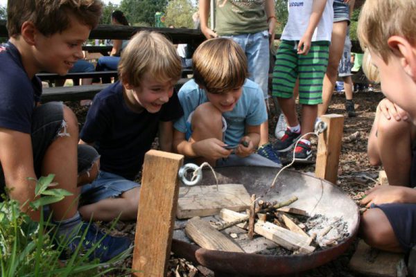 Vuurproef tijdens Expeditie Robinson Kinderfeestje Almere