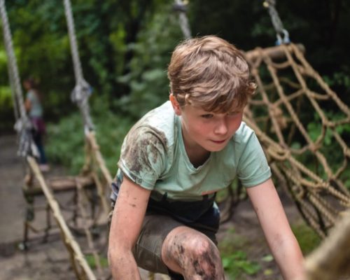 Uitdagend-low-rope-parcours-kinderfeestje