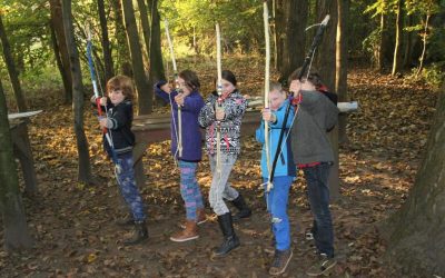 Kinderfeestje-herfst-boogschieten