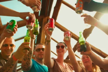 Originele feestlocatie in de natuur